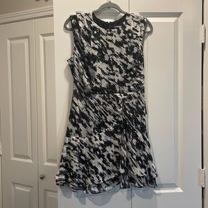 Express Black and White Dress
